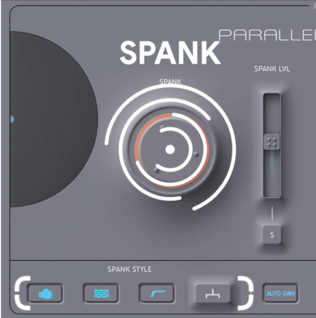 Spank increases compression and includes some mild transient shaping.