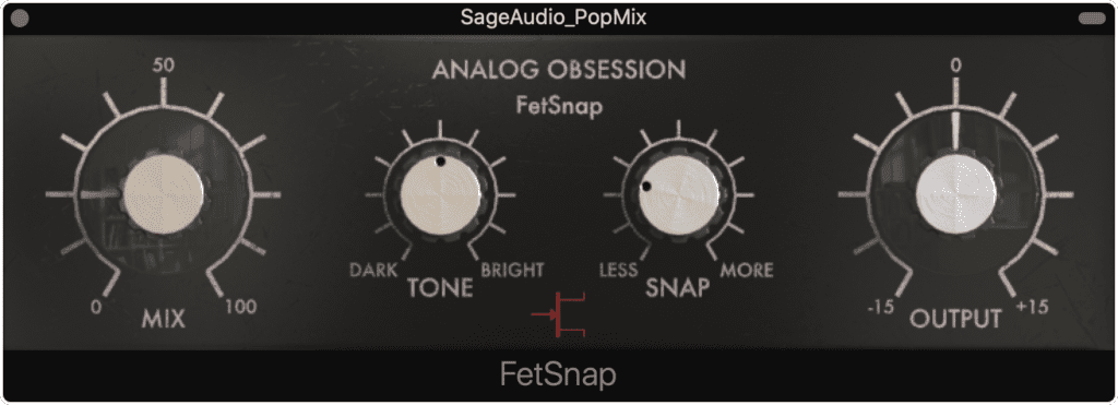 FetSnap is great when used subtly to expand transients.