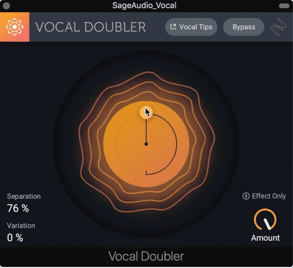 Vocal doubler is an easy to use plugin that modulates multiple vocal threads.