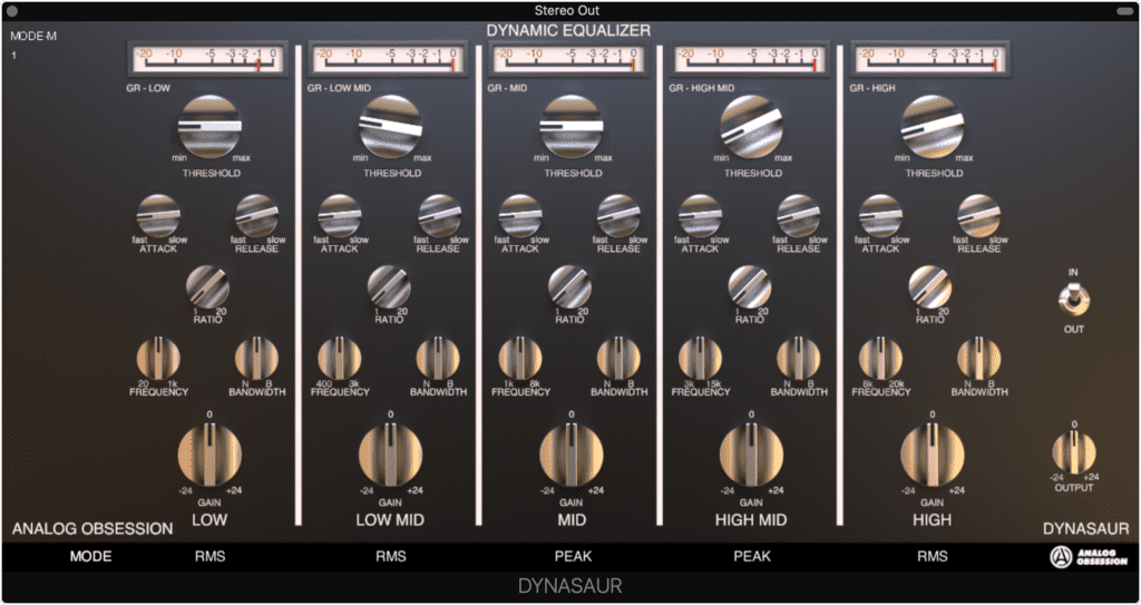 Dyansaur is a multiband compressor, with multiband limiting and equalization capabilities.