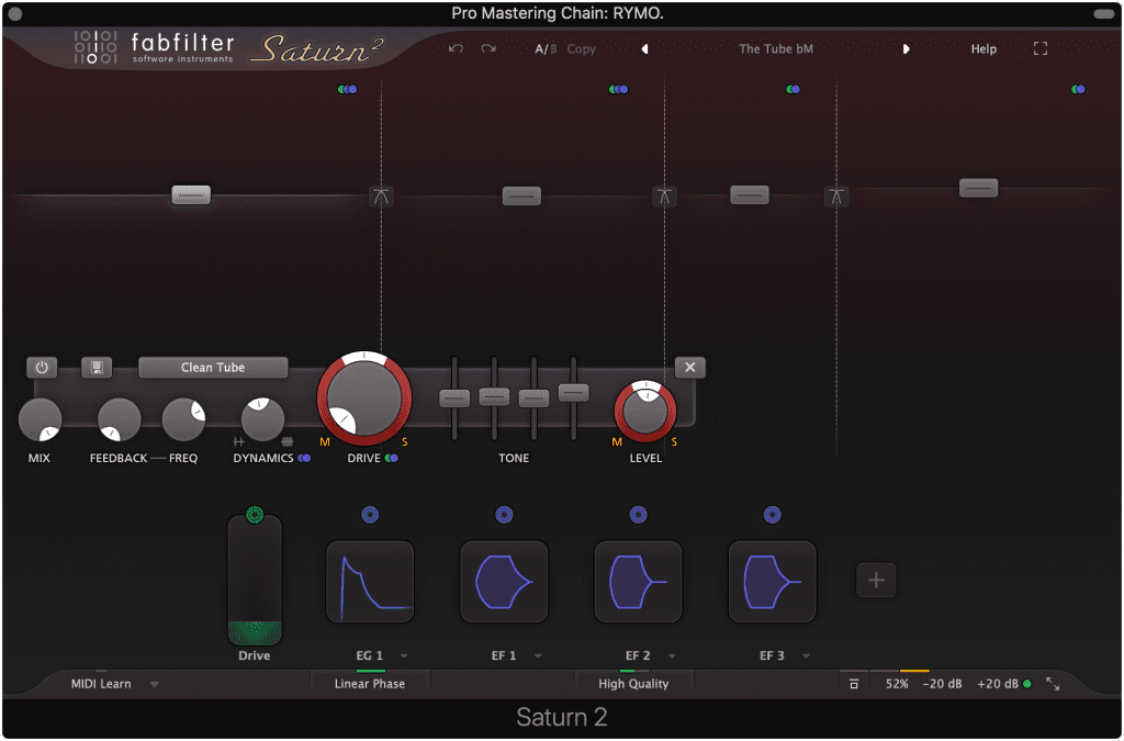 Saturn 2 allows for complex processing and the linking of multiple functions.