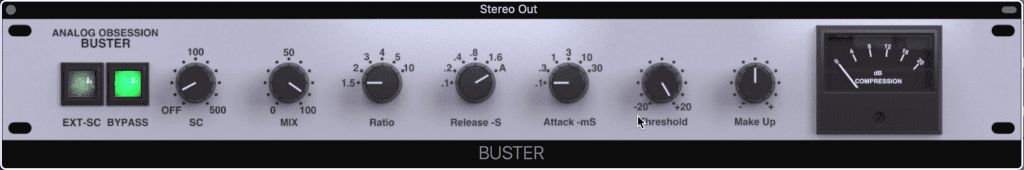 Buster is a fantastic bus compressor.