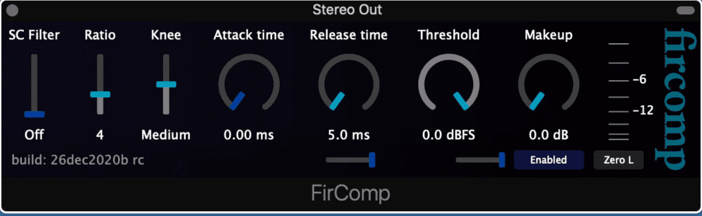 Fir Comp allows for linear phase FIR or impulse response compression.