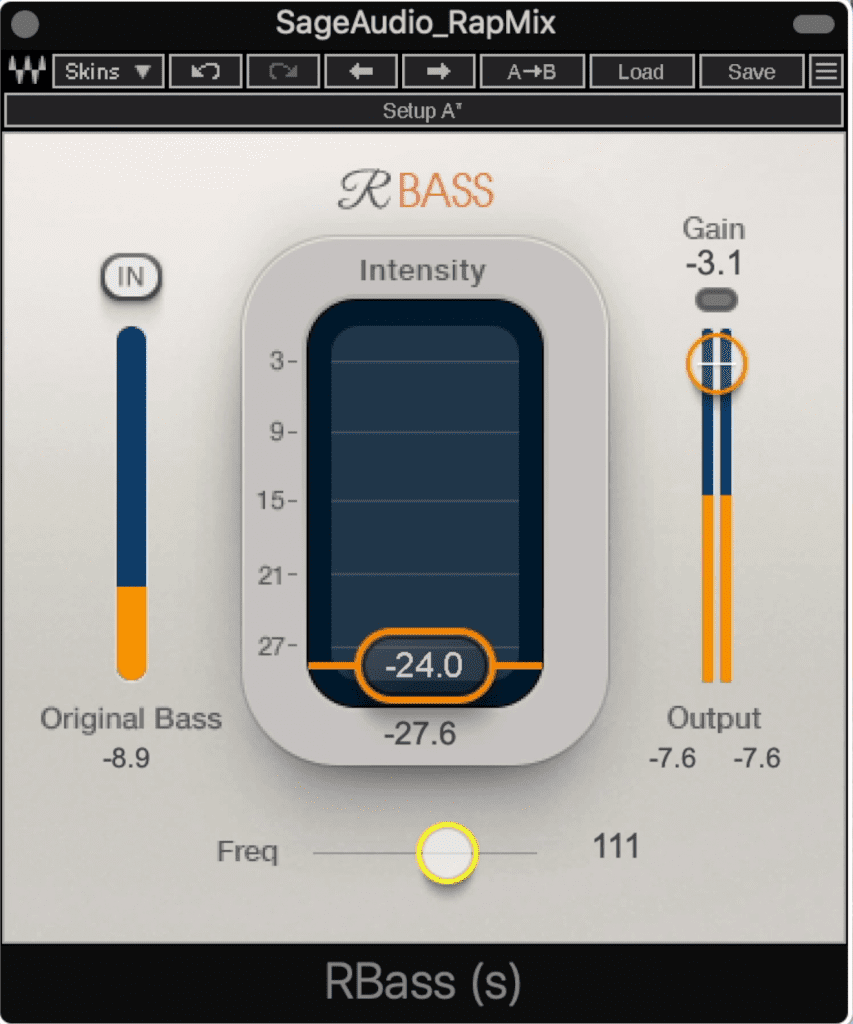 RBass is probably not best for mastering, but it does a similar job.