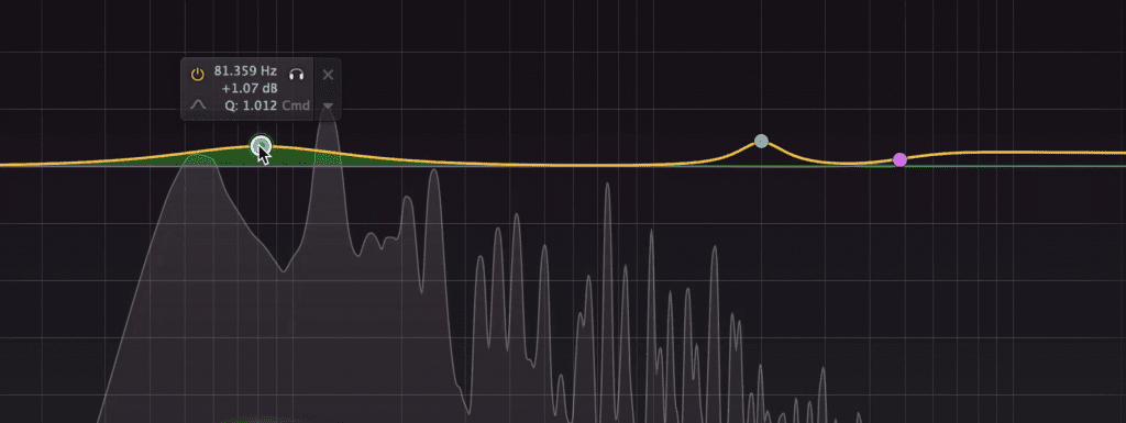 80Hz, 2kHz, and 5kHz and above, are all good starting points when EQing a master.