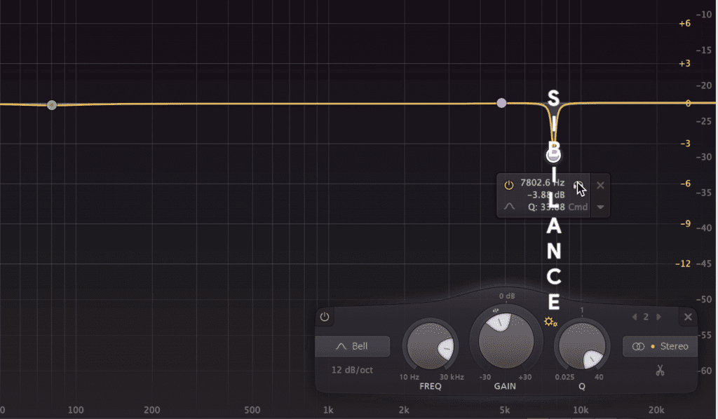 If you need to attenuate something specific, like sibilance, a precise equalizer is a better option.