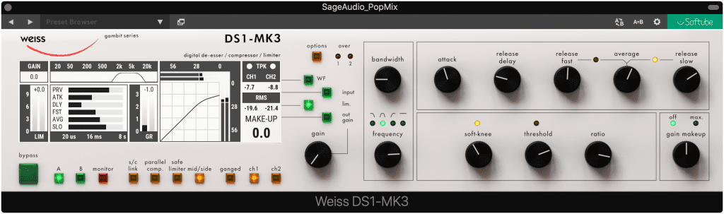 This plugin works really well at controlling high frequencies.
