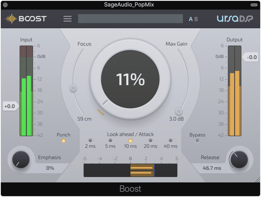 Low-level compression brings details forward, and creates a more impressive master.