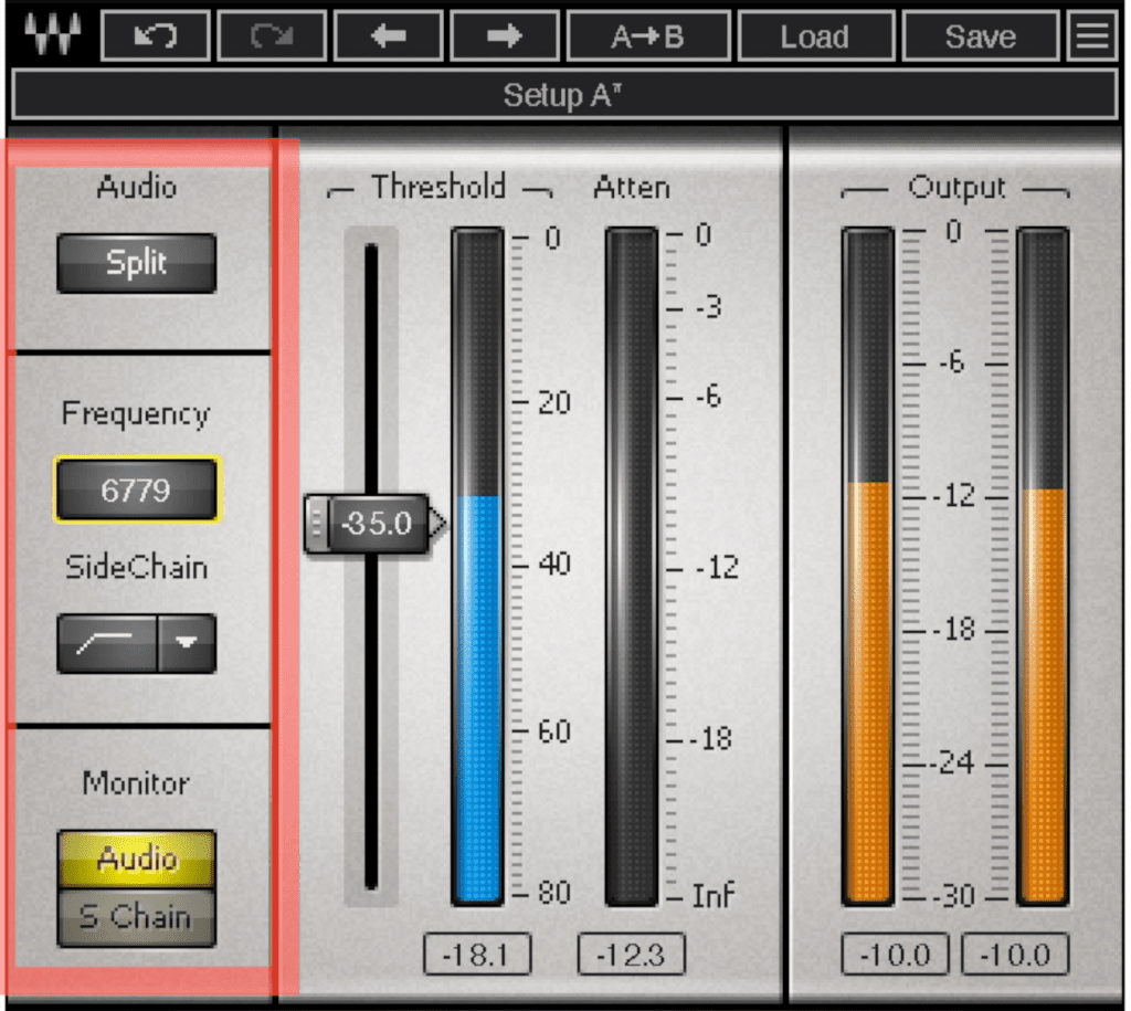 The Waves de-esser offers simple but useful functionality.