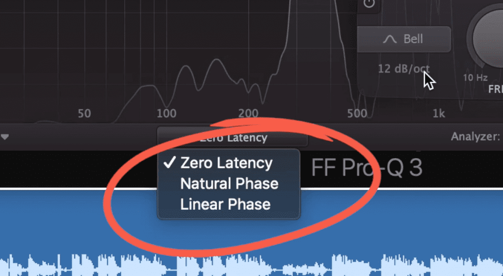 The phase of the equalizer will change the amplitude of the signal being de-essed.