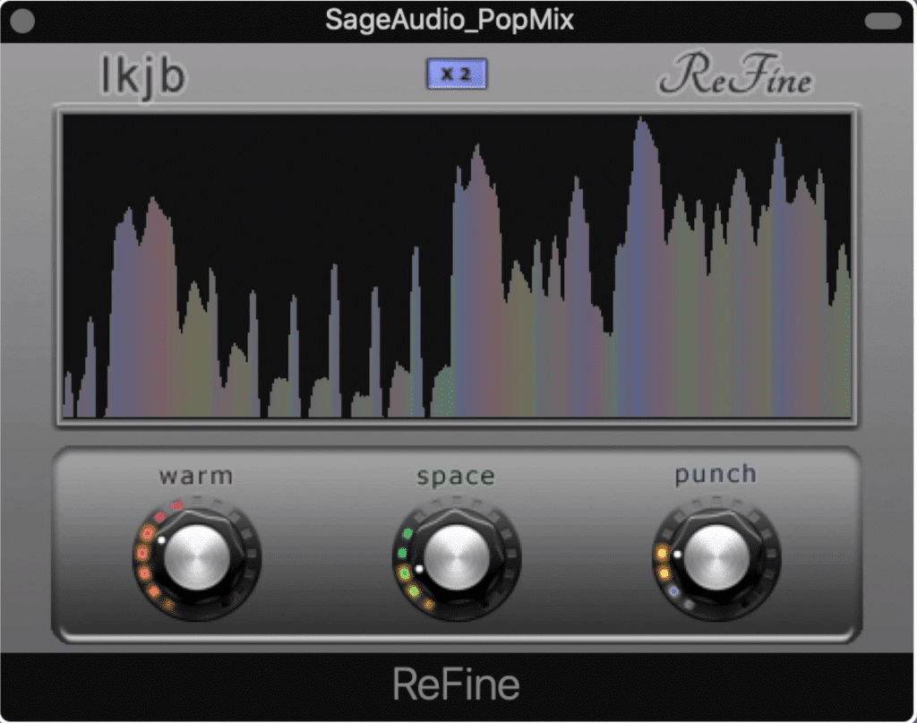 Refine was designed with mastering in mind.