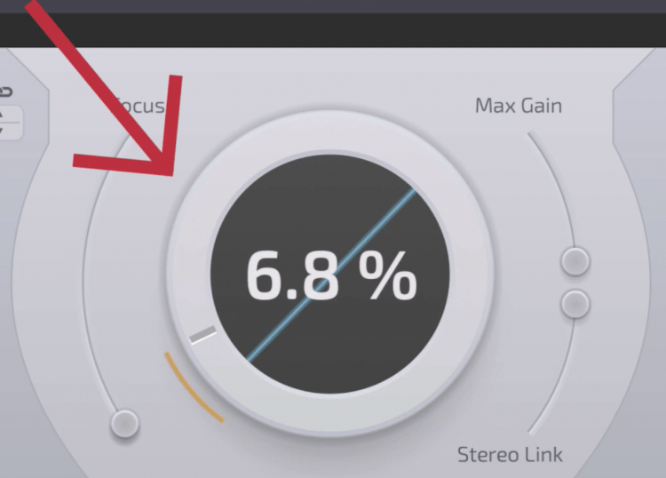 The dial in the middle is maximization.