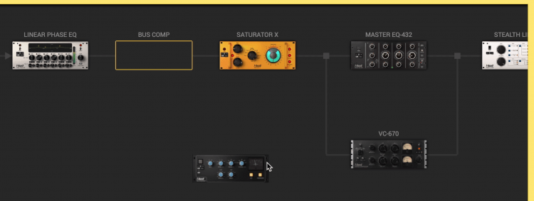 The routing can be altered very easily from within the suite.