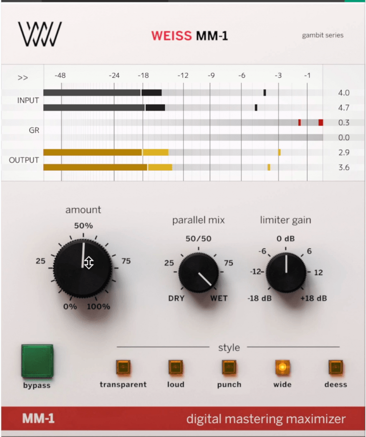 The Weiss MM1 is a fantastic and clean sounding maximizer.