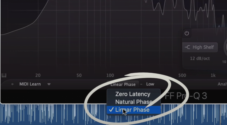 Try different phase settings to see which sounds best.