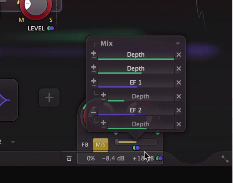 The modulation used to create the preset is varied and complex.