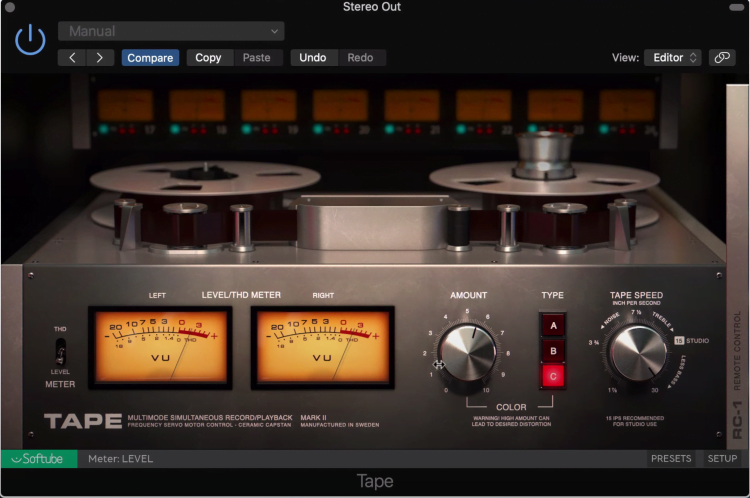 Tape is an easy to learn plugin.