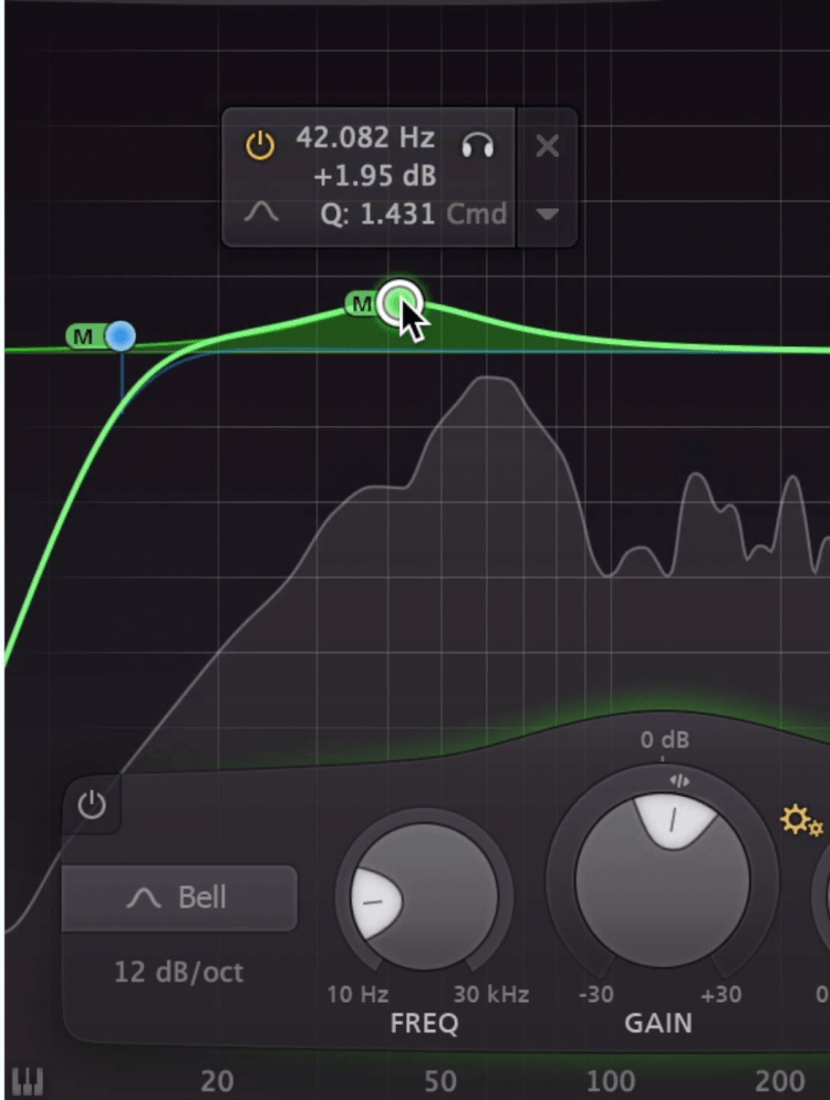 Sub-frequencies exist between 20Hz and 60Hz.