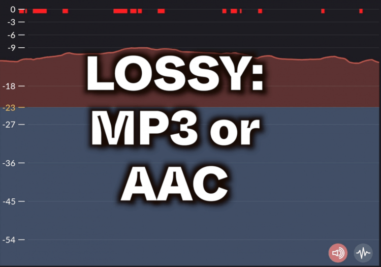 Encoding causes a WAV file to become an AAC or MP3.